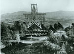 View of the Mill Mountain Star, erected in 1949. Davis Photographic Records, OP 68.22. Date: circa 1950. Photographer/Artist: George C. Davis.